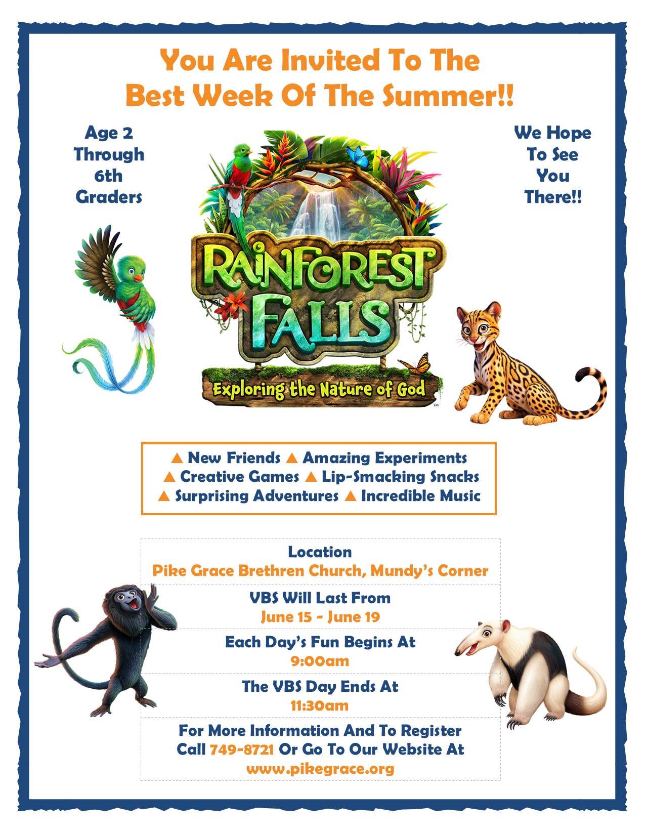 VBS Advertising Poster 2026