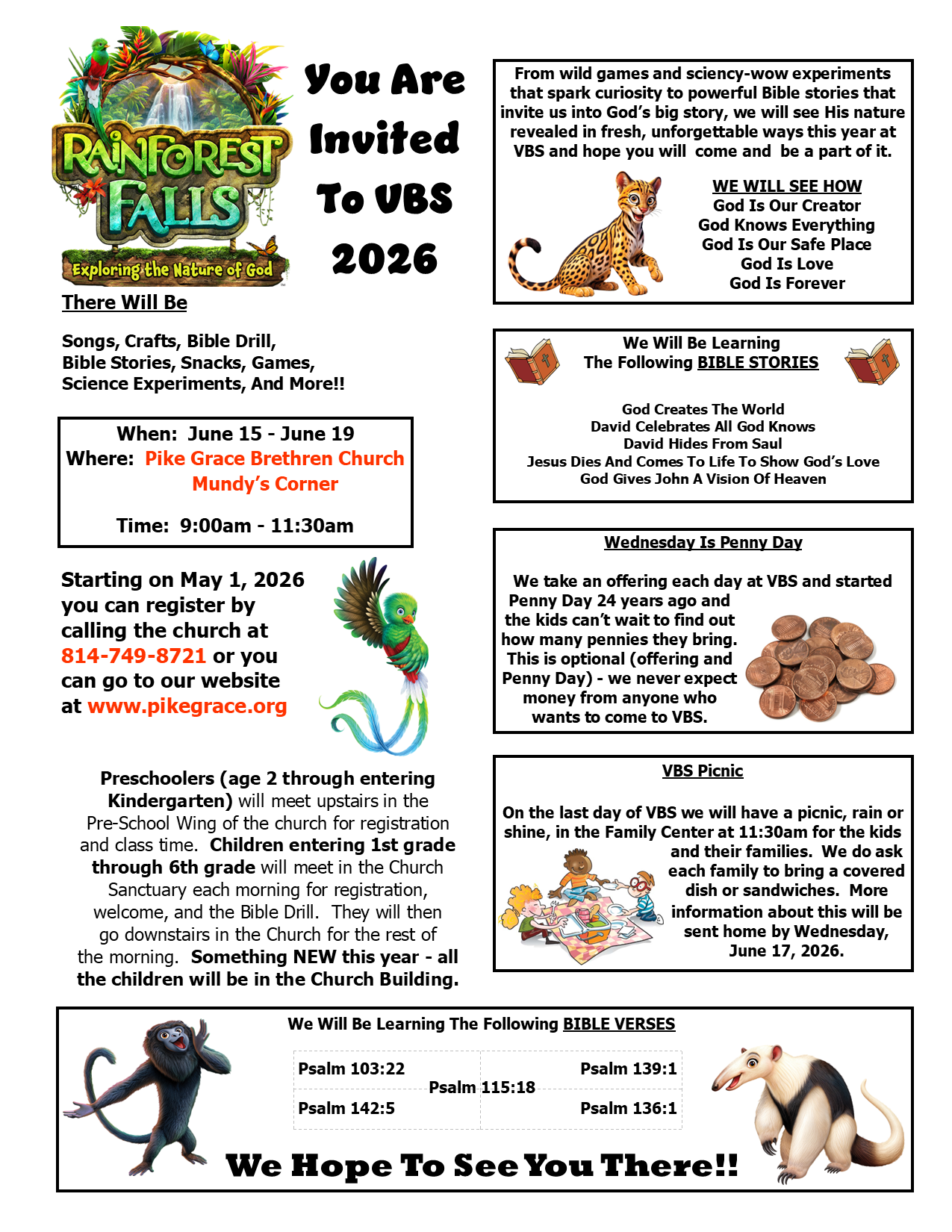 VBS Invitation For Facebook 2026